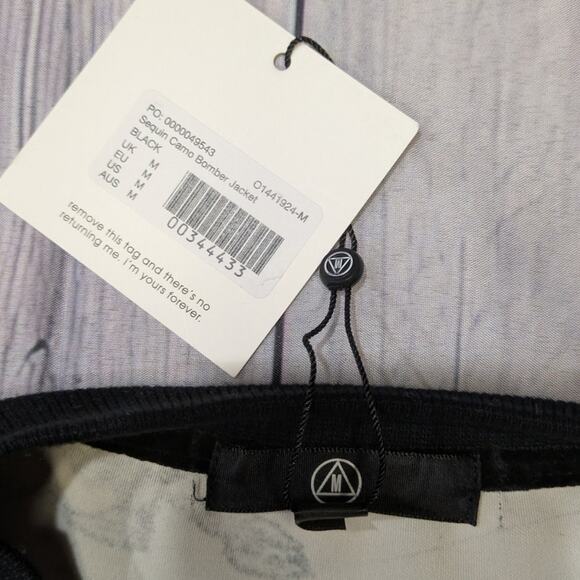 NWT Misguided Sequent camo bomber jacket Size M - Picture 3 of 4